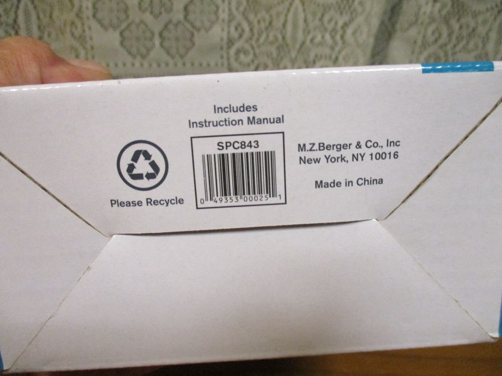 Twin Bell Loud Alarm Clock SPC843 Back Light Black Sharp