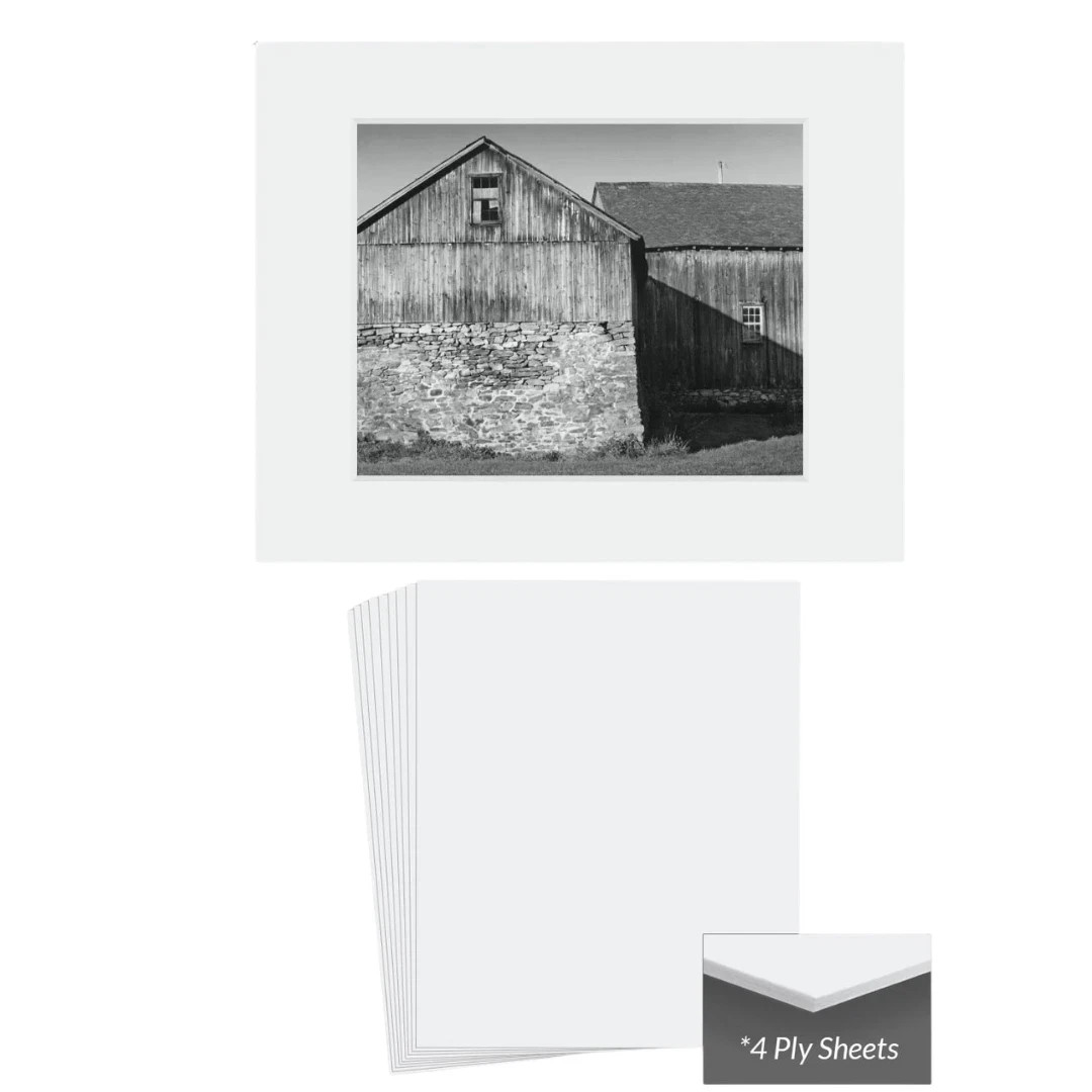 Gallery White Conservation Board 4 Ply 16x20 Archival Mat Board 25pk
