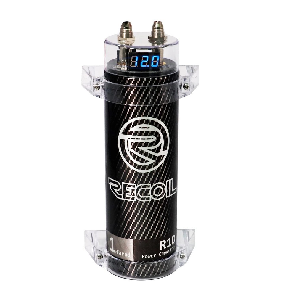 R1D 1.0F Car Audio Capacitor with Digital Display