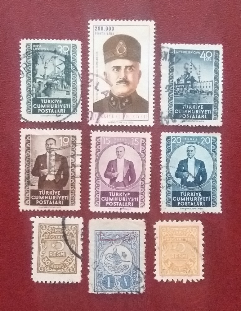 TURKEY Postally Used Selection 1316