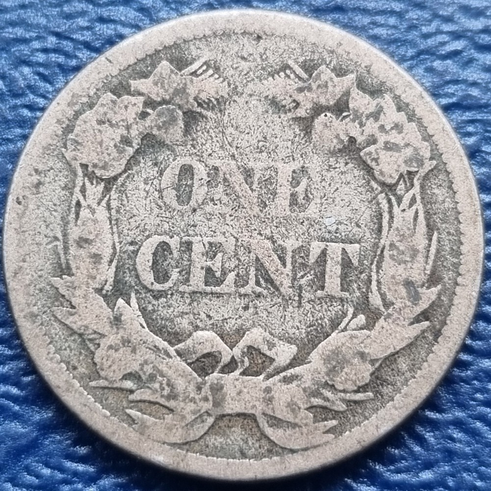 1858 Flying Eagle Cent 1c Circulated #72936