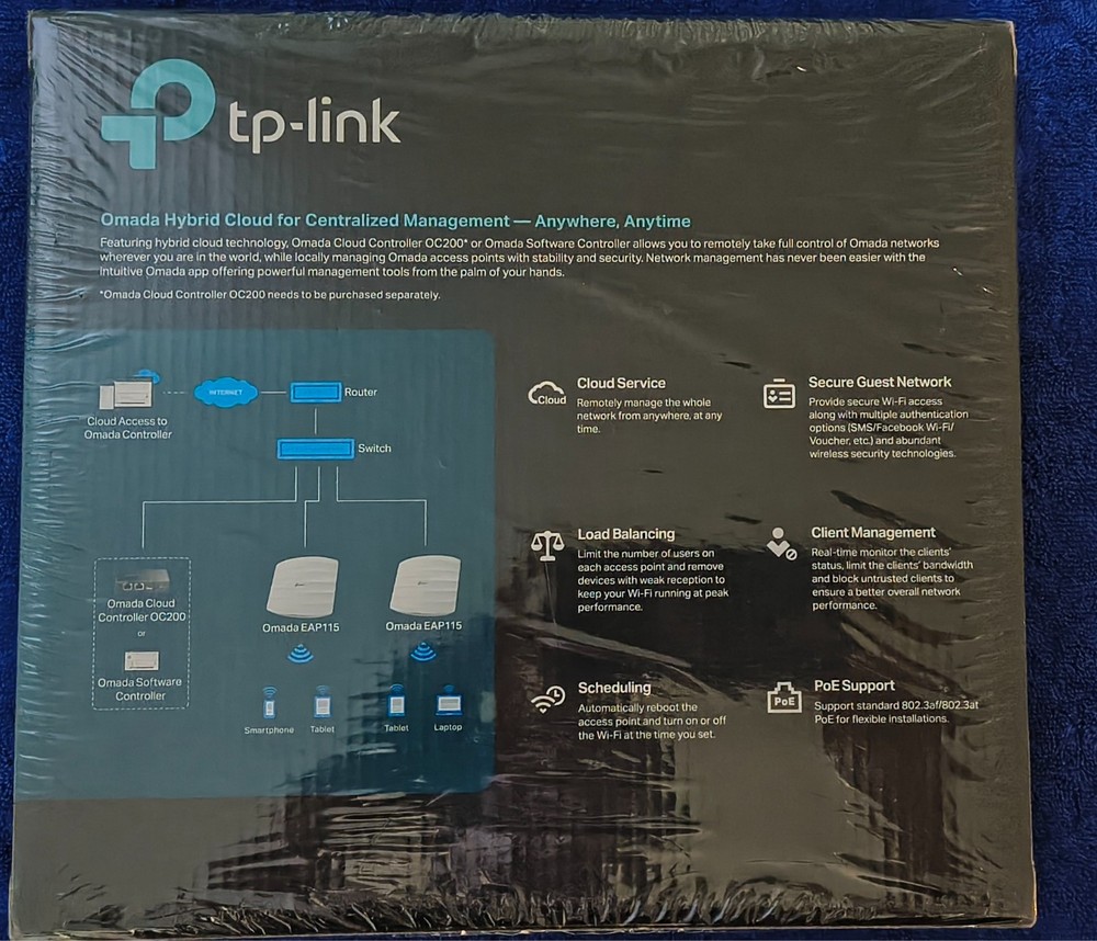 TP- link (300 Mbps) wireless N ceiling mount access point