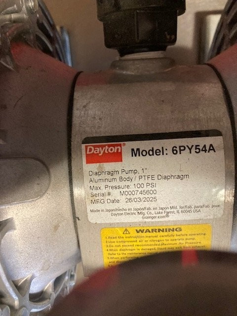 Dayton Double Diaphragm Pump