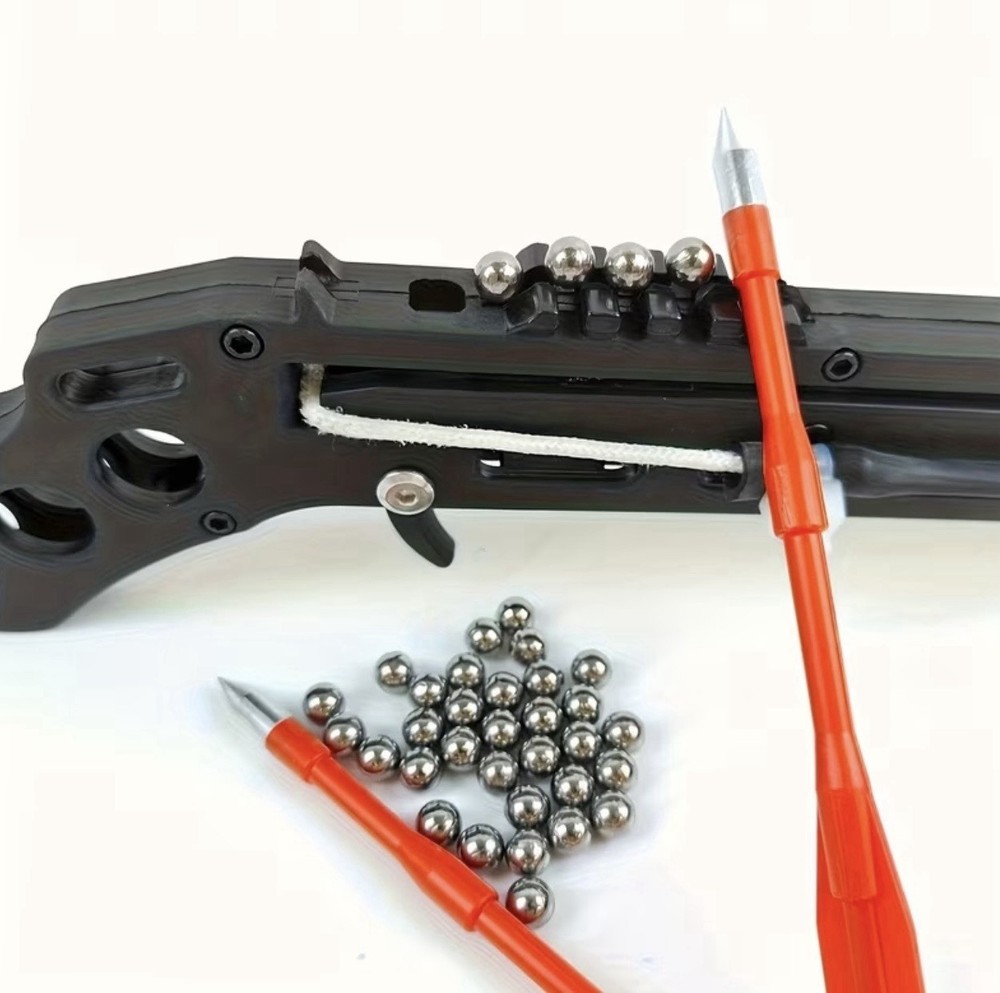 High-precision Folding Crossbow Set With Portable Design And Practice Arrows