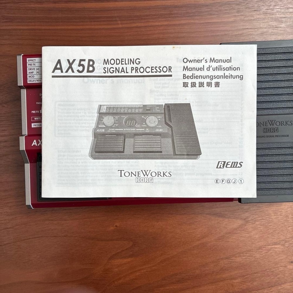 Korg ToneWorks AX5B Modeling Signal Processor Bass Guitar Multi Effects