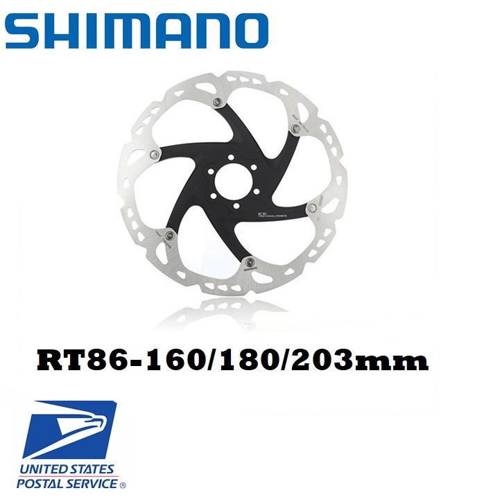 Shimano SM-RT86 XT 6 Bolts Rotor 160mm 180mm 203mm RT86