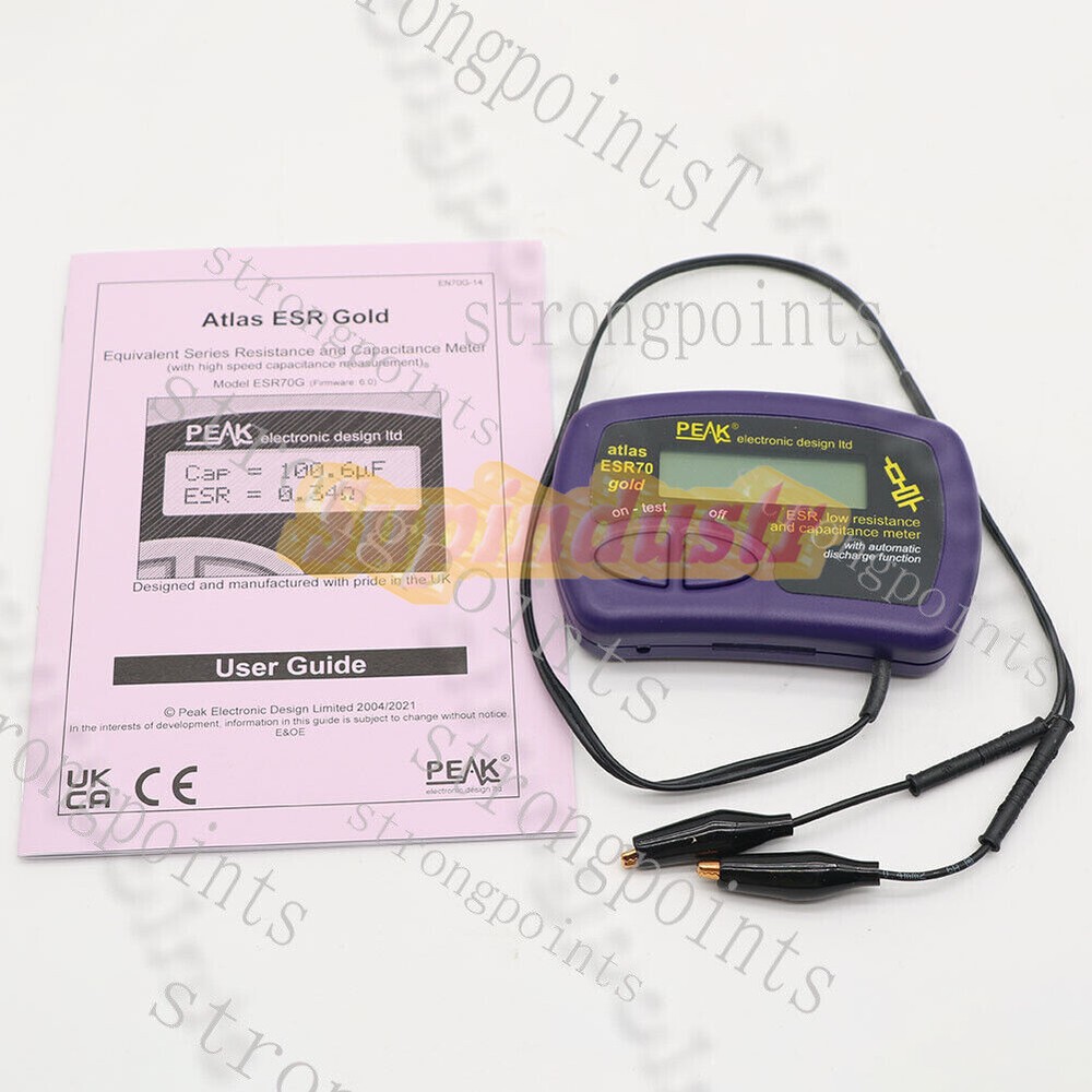 1PCS Peak Electronics ESR / Capacitance Meter ESR70 ESR-70G~
