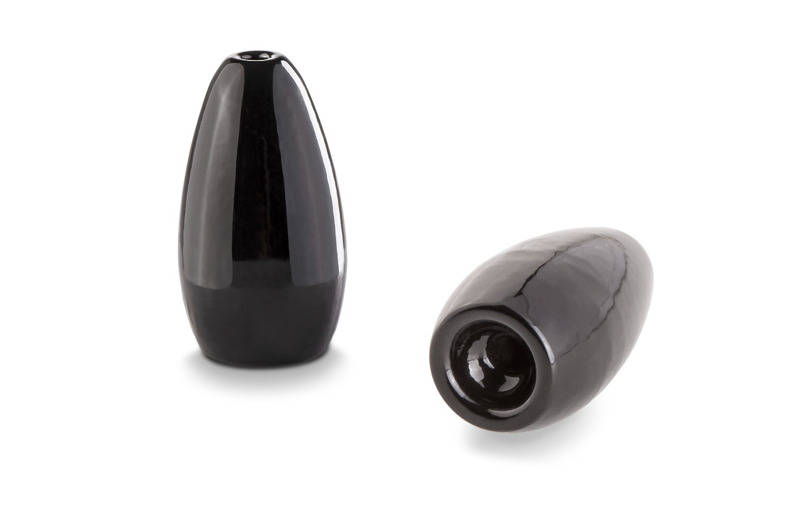 Tungsten Fishing Worm/Flipping Bullet Weights for Bass. Many sizes in Black. 97%