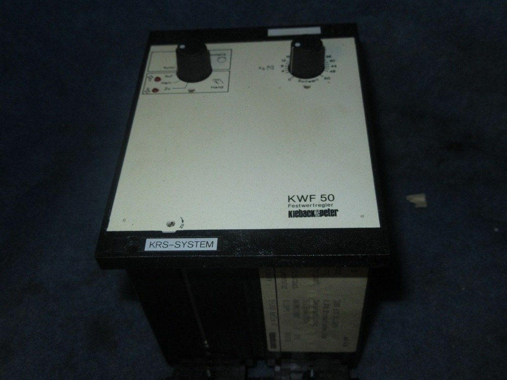 KIEBACK&PETER KWF-50 TEMPERATURE CONTROLLER MODULE KRS SYSTEM 1 Year Warranty