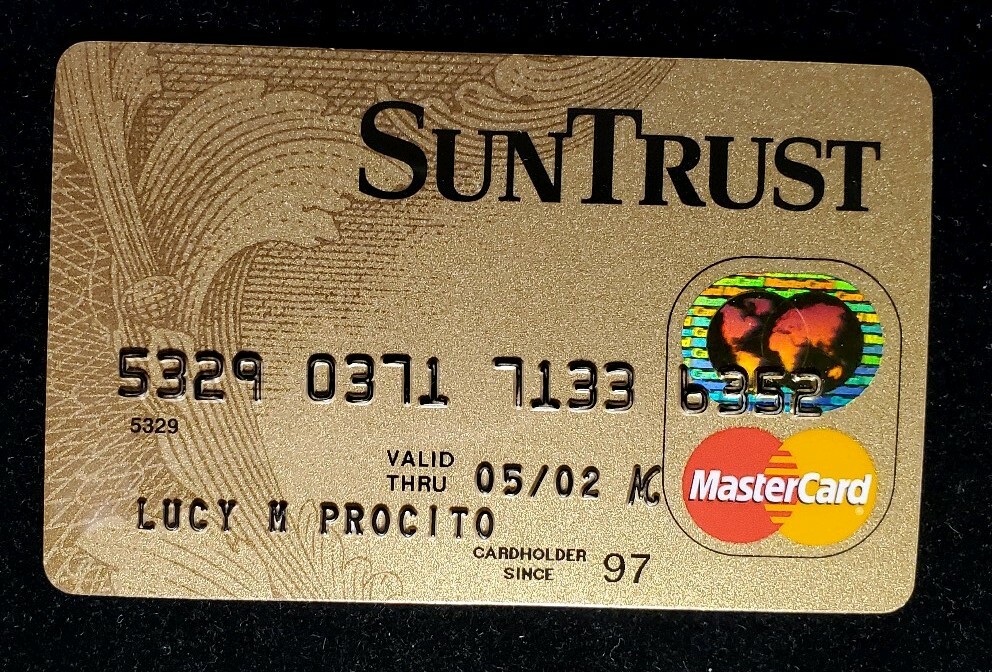 SunTrust MasterCard Exp 2002  cc225