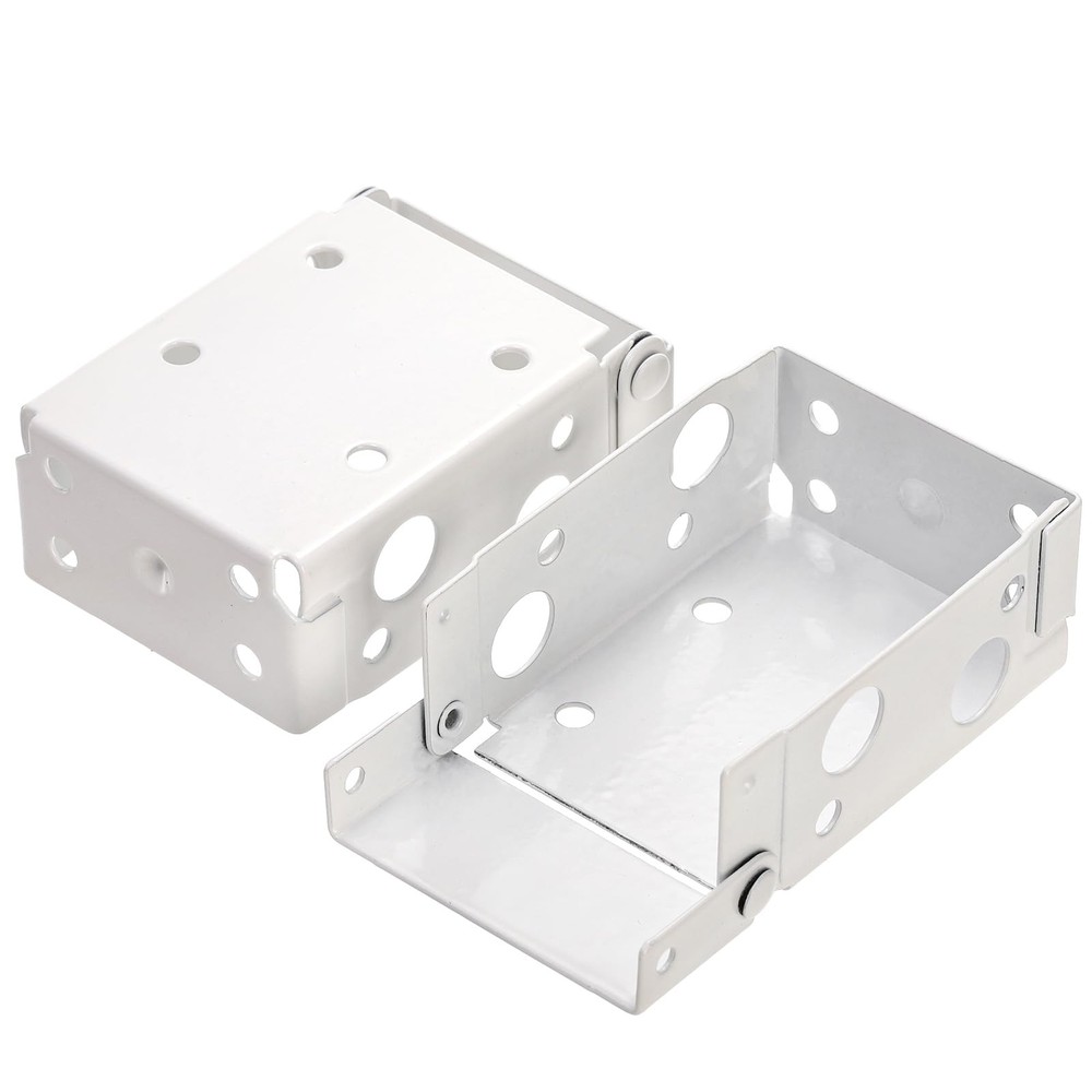 12 Pack 2.5 Inch Blind Brackets, Low Profile Box Mounting Bracket for Window ...
