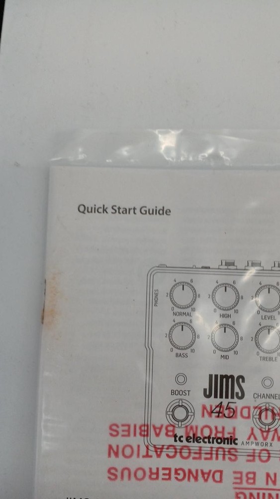 TC ELECTRONIC JIMS 45 guitar effector