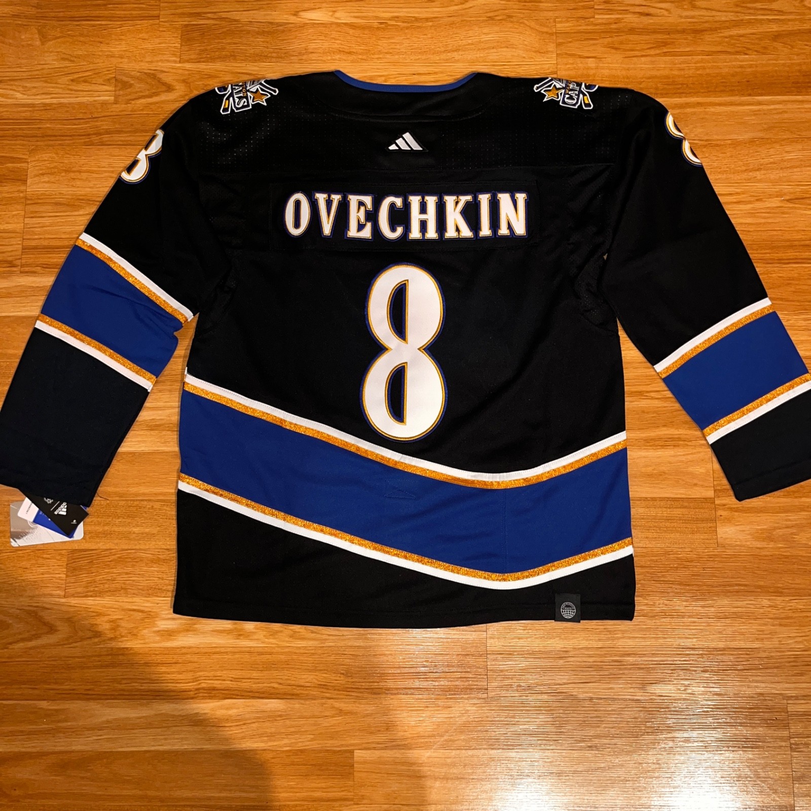 Washington Captials Ovechkin Black Jersey Mens Stitched Alternate