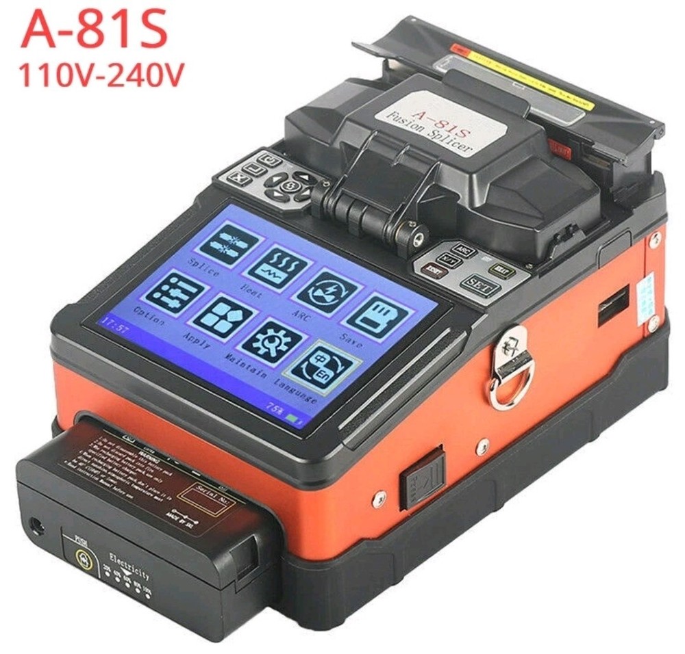 A-81S Core Alignment Fusion Splicer Splicing Machine FTTH in Case
