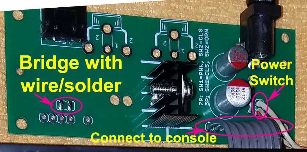 Famicom AV mod and power board