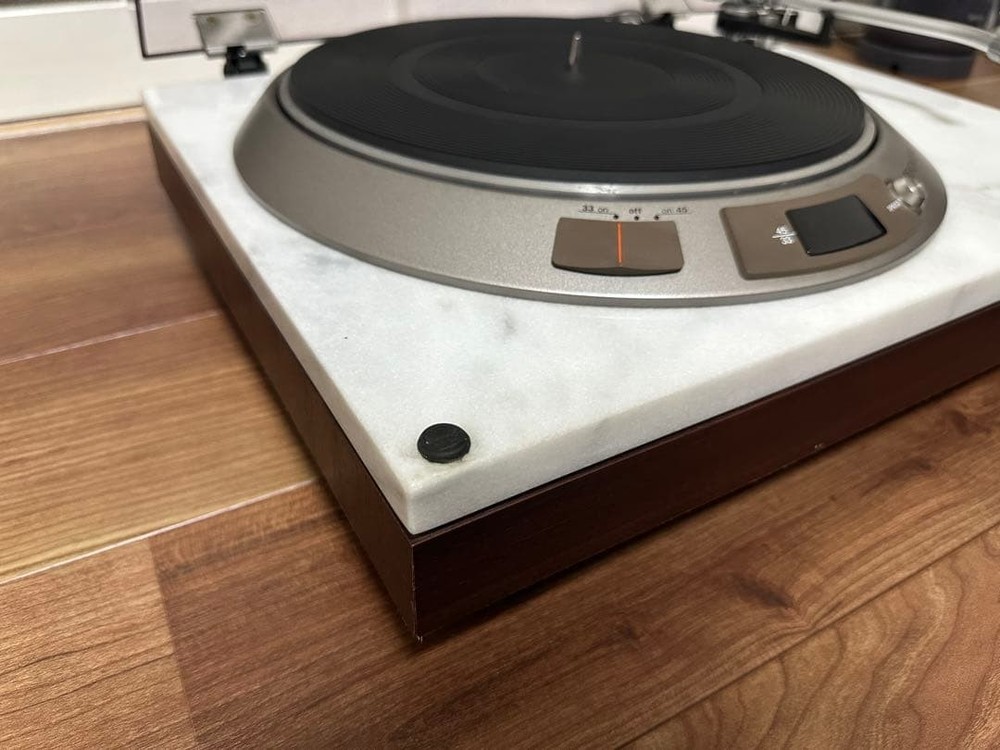 DENON DP-1800 Turntable Marble Base Serviced Working Record Player