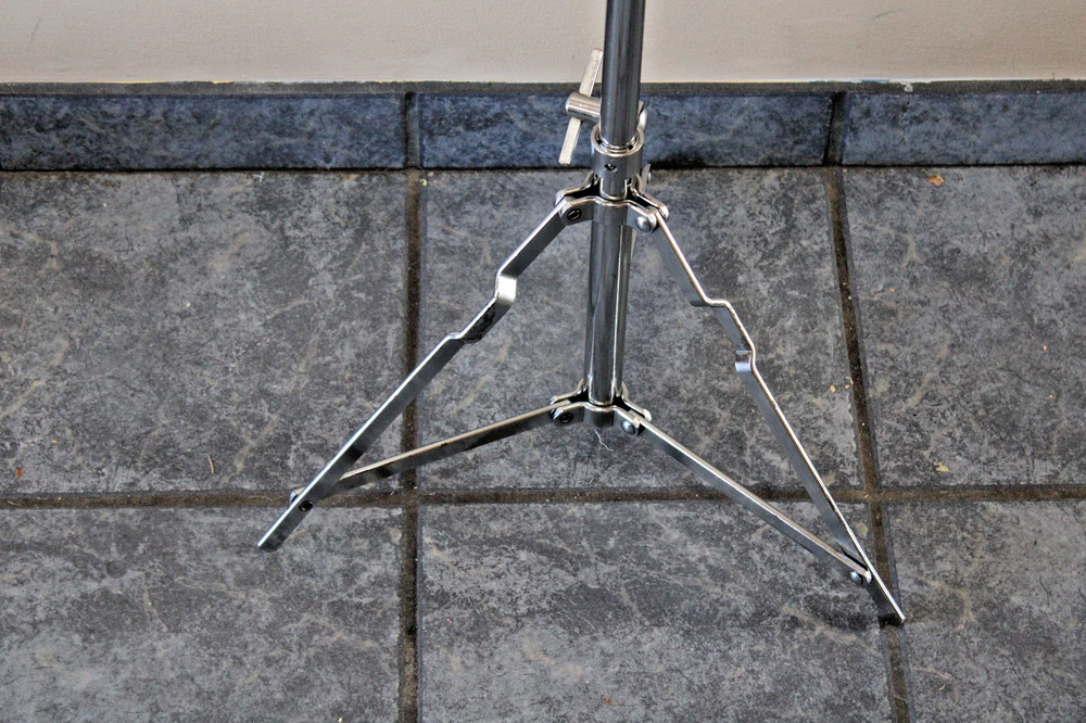 Chrome Collapsible Portable Tri-pod Drum Stand Adjustable VGC