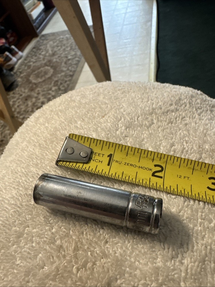 10 mm, Power Torque 10mm Deep Socket1/4” Dr Deep 6 Pt Socket VTg tool GM8126
