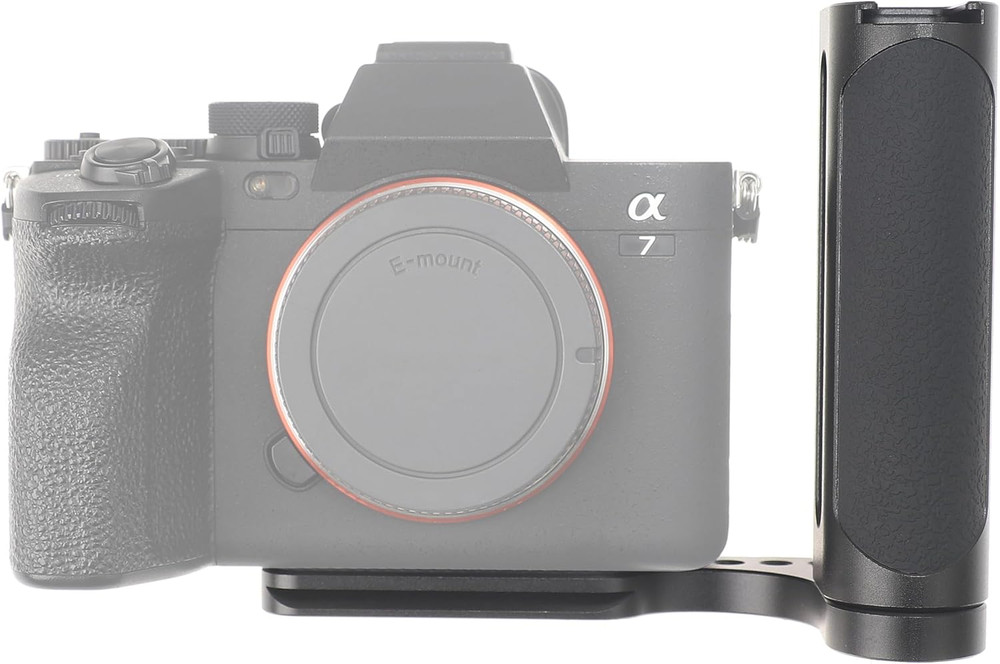 Universal Camera 2Nd L-Type Bracket Holder with Side Handle Grip, Quick Release