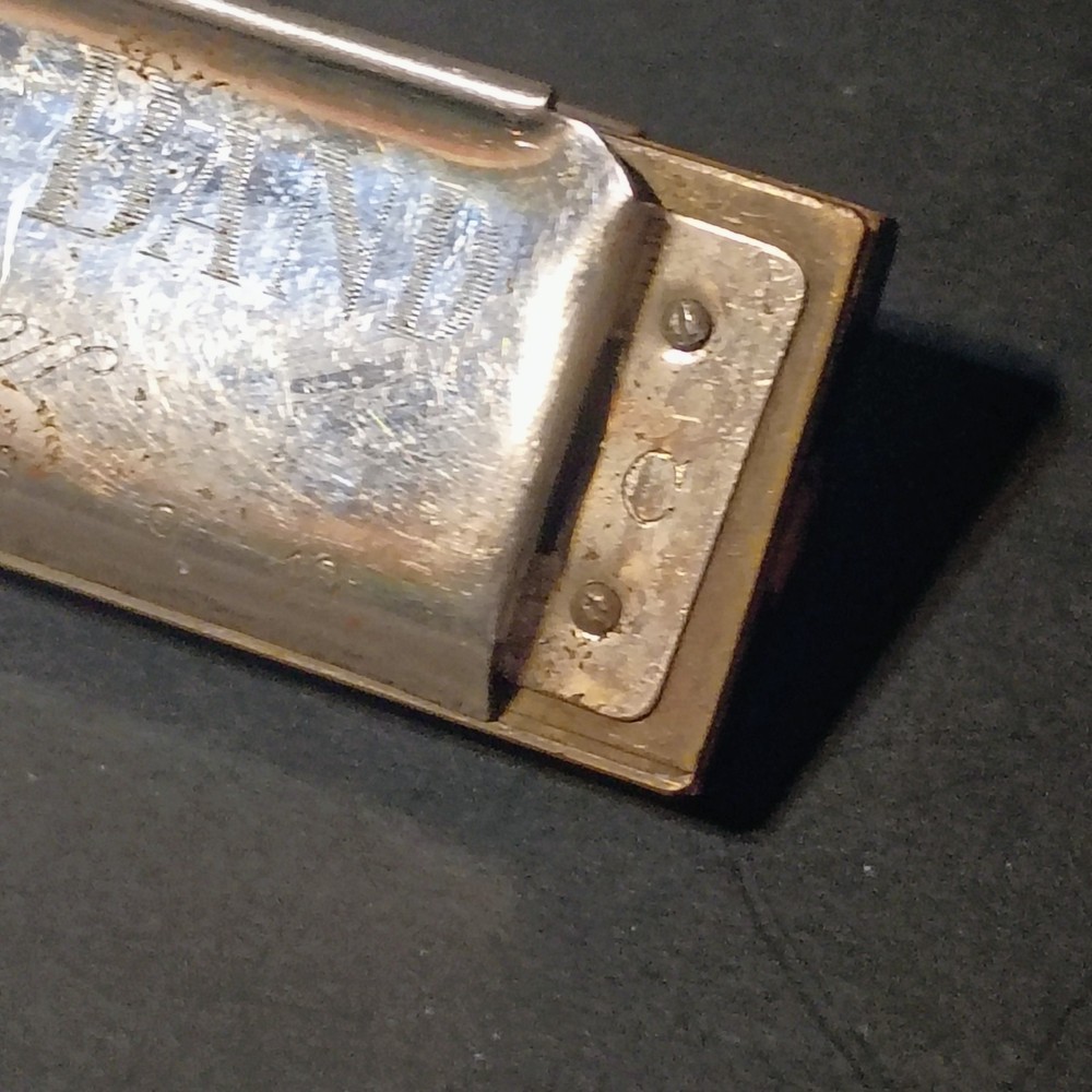 Marine Band M Hohner Rusty Harmonica