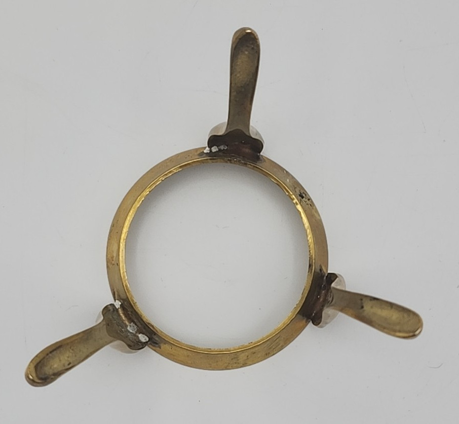 Pink Purple Swirl Float with Stand Roughly 4" Diameter