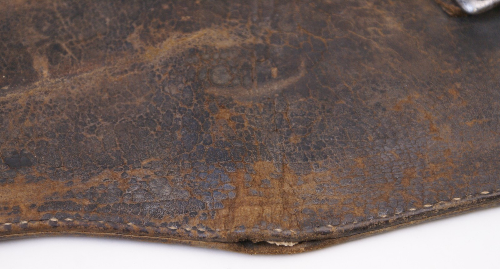 ANTIQUE LEATHER RIFLE or SHOTGUN CASE - ORIGINAL