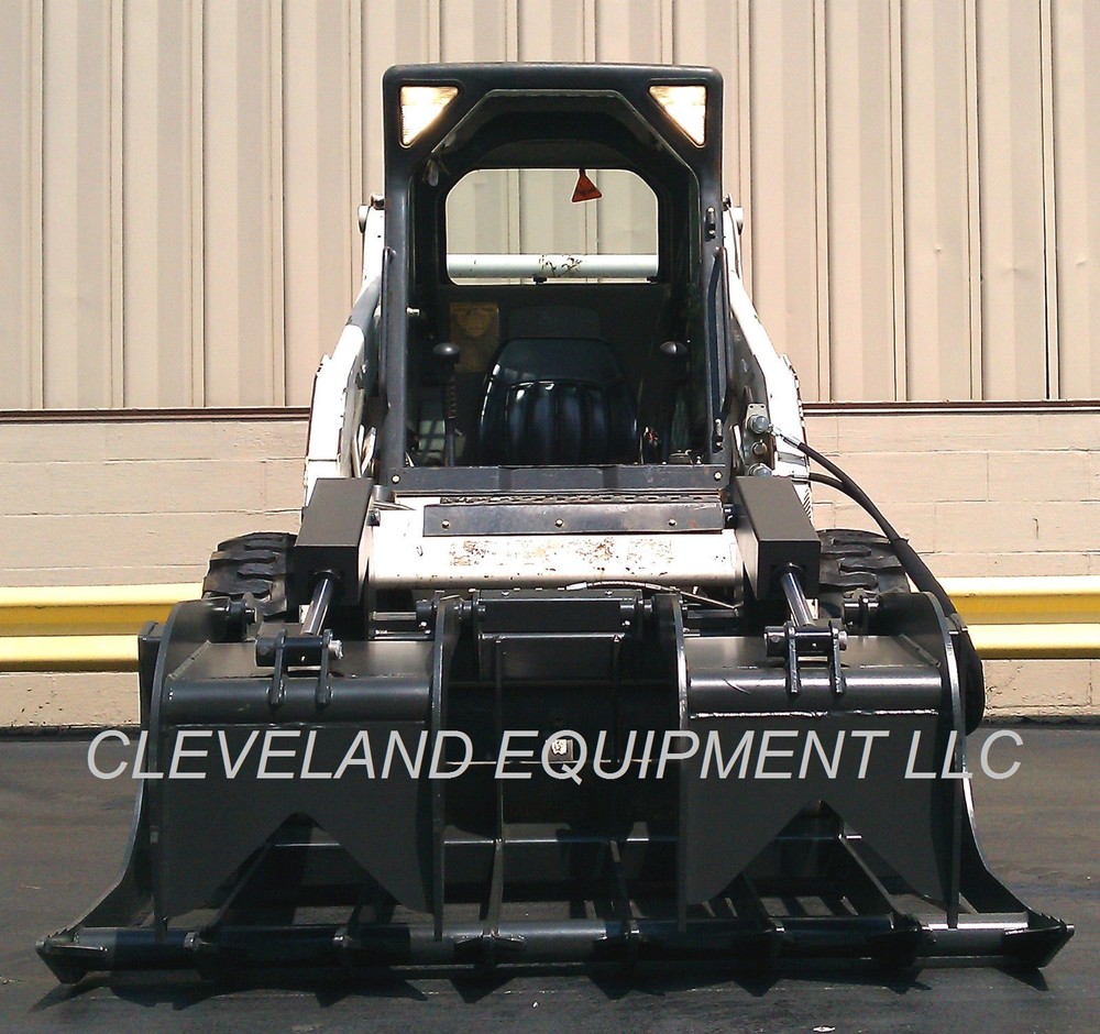 NEW 78" ROOT GRAPPLE ATTACHMENT Skid Steer Loader Tractor Rake Brush John Deere
