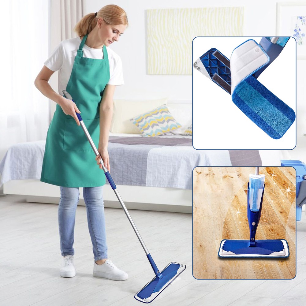 3PCS Replacement Microfiber Mop Pads Refill Reusable Cleaning For Bona 18 Inch