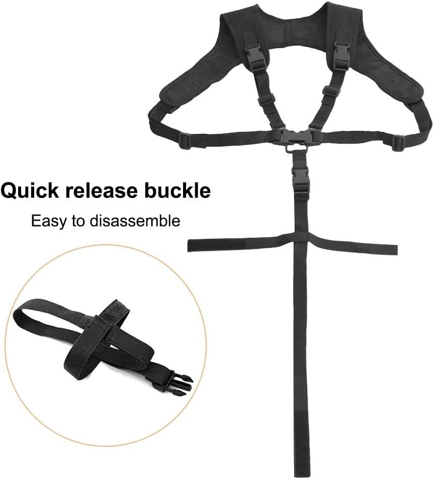 Harness Suspenders Adjustable Tactical Shoulder Strap Sling&Quick Release Buckle