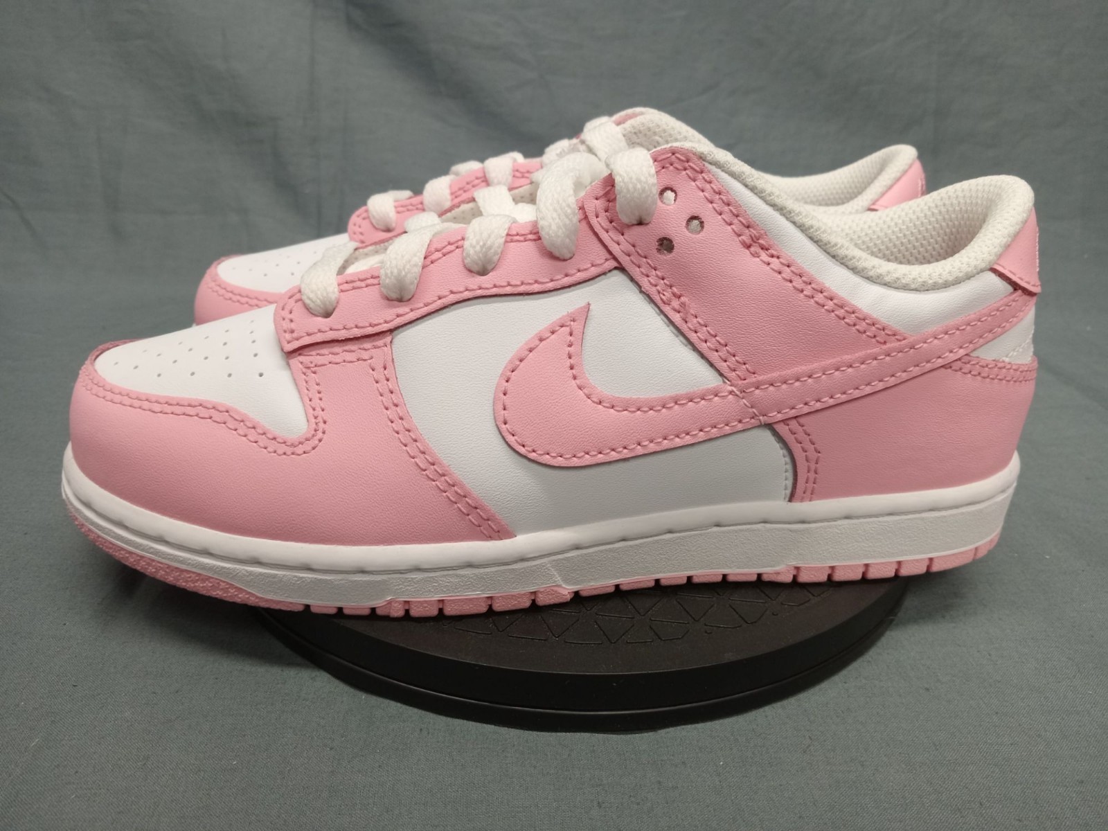 Nike Dunk Low (PSE) Sneakers White Soft Pink Girls Size 3Y NEW NO BOX!