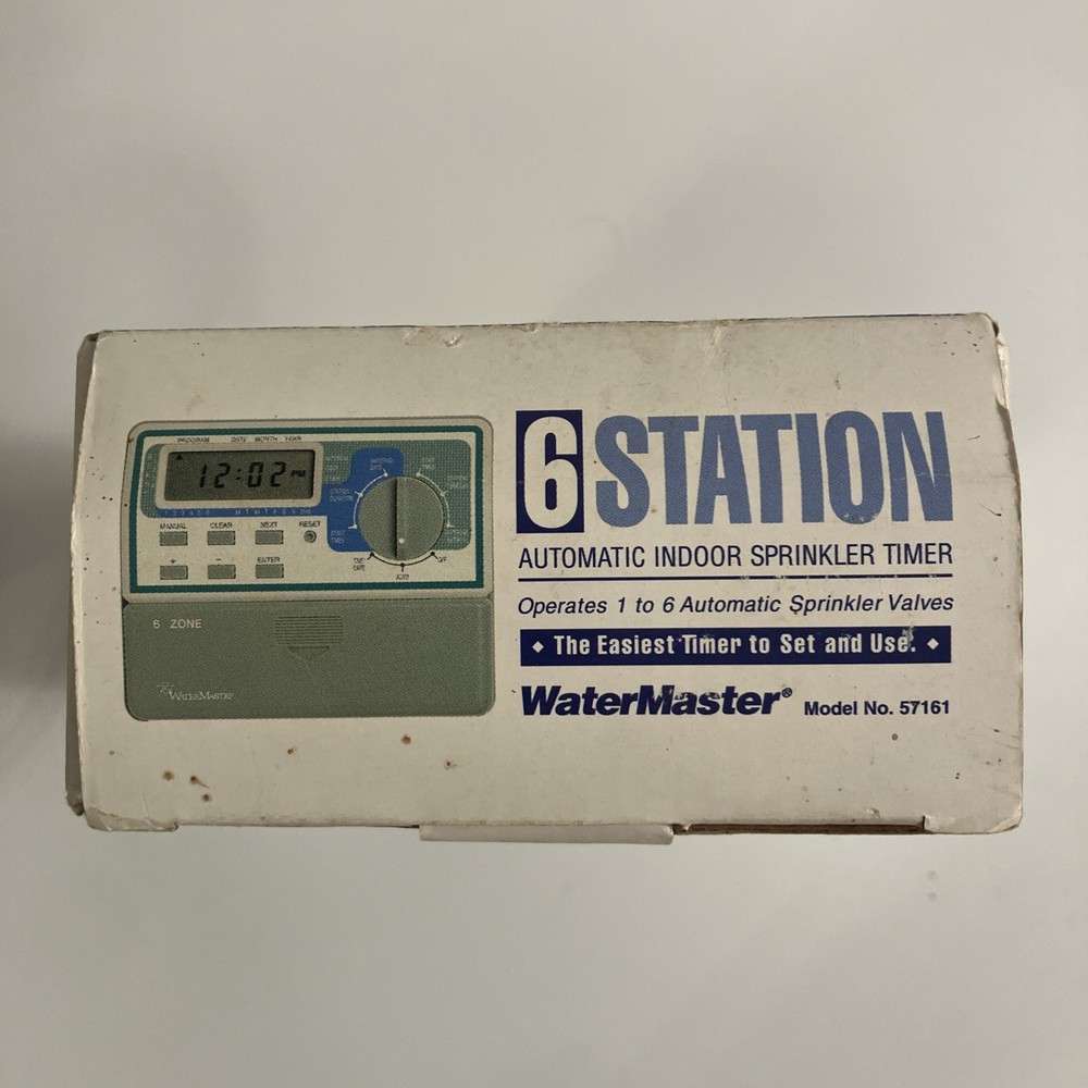 Orbit WaterMaster 6-Station 57161 Outdoor/Indoor Programable Sprinkler Timer
