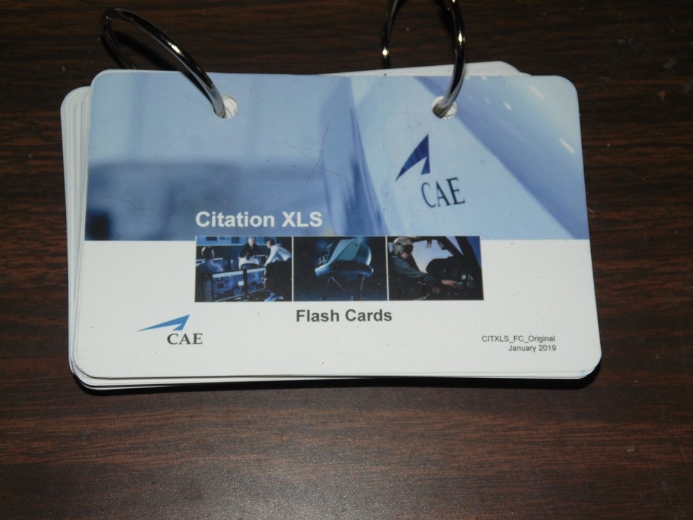 CAE Citation XLS Flash Cards
