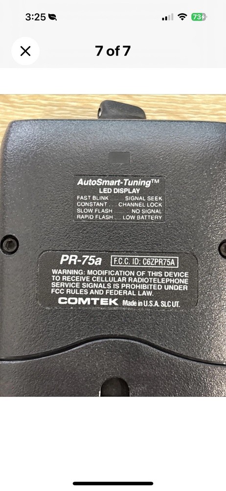 Comtek PR-75a