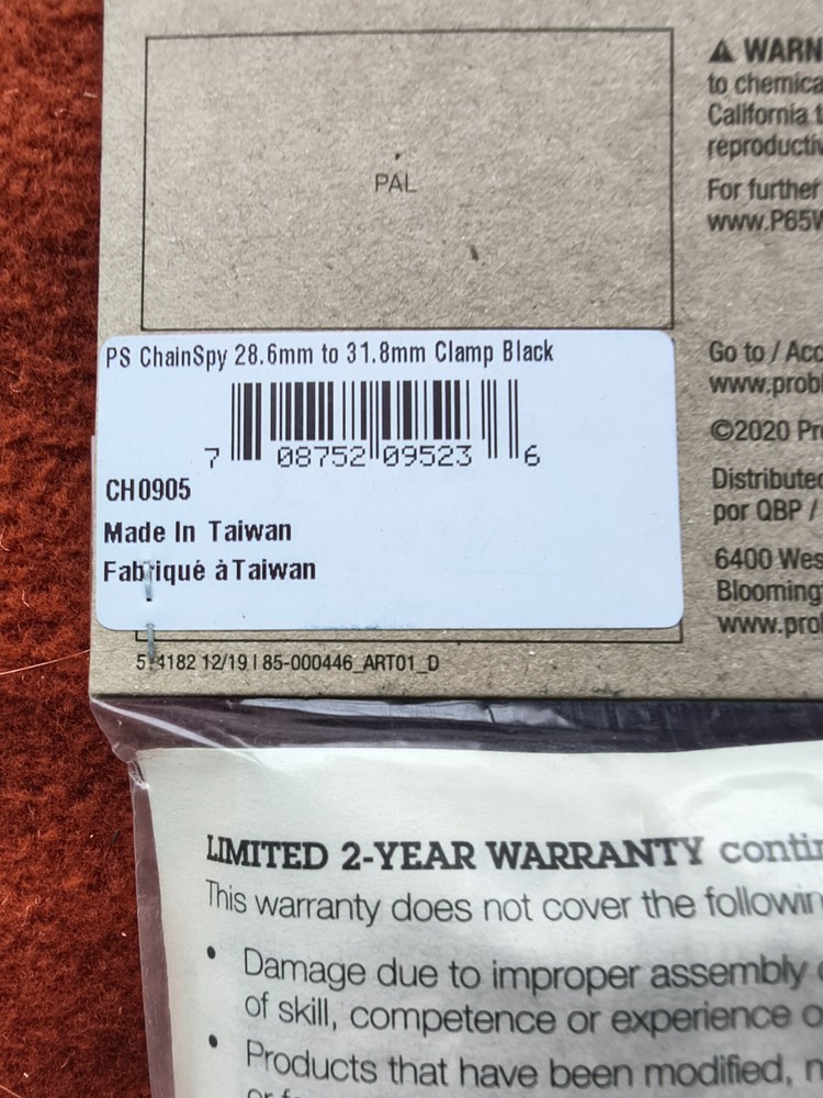 Problem Solvers ChainSpy Chain Guide 28.6-31.8mm Clamp