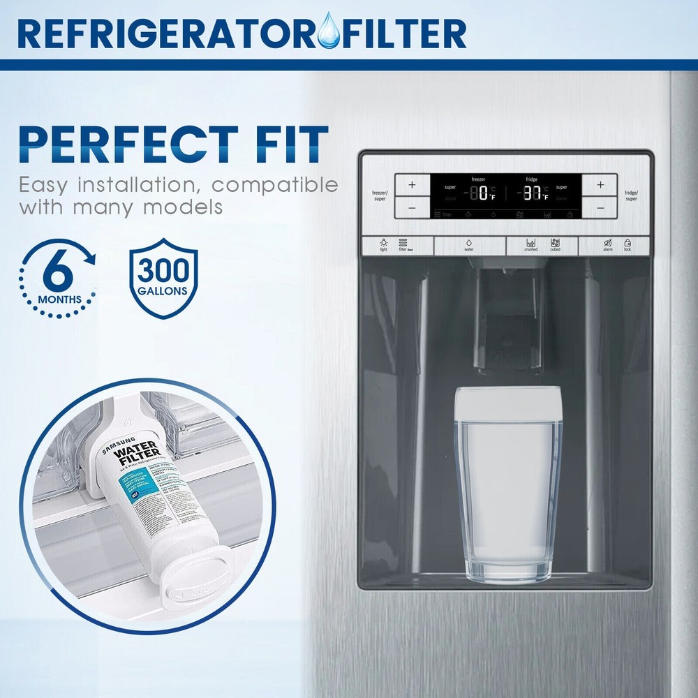 (3 Pack) (DA97-17376B) HAF-QIN/EXP Replacement Water Filter