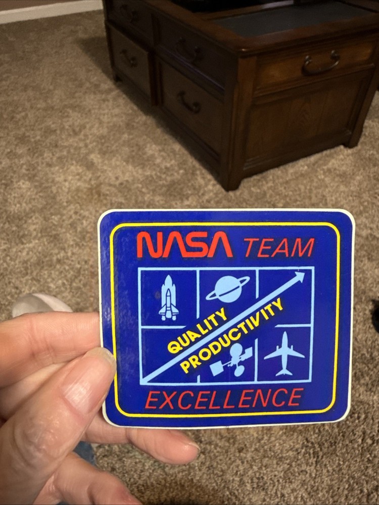 NASA Team Excellence Vinyl Sticker