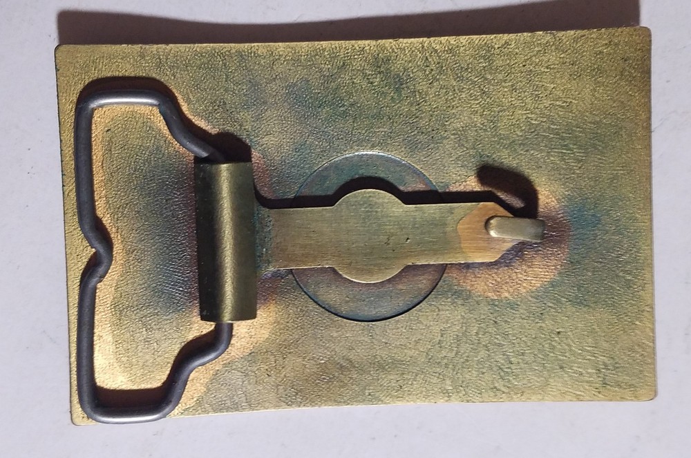 Tabor Machine Belt Buckle with Box