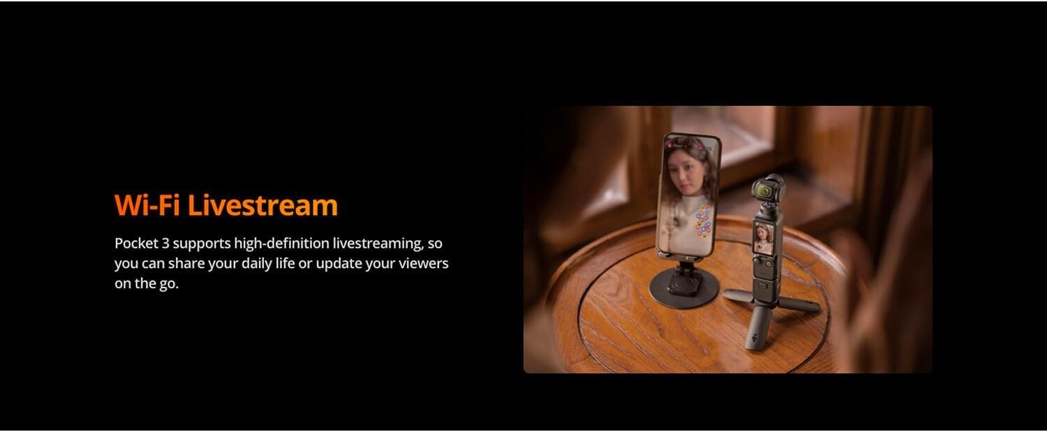 DJI Osmo Pocket 3-Axis Stabilizer and 4K Handheld Camera