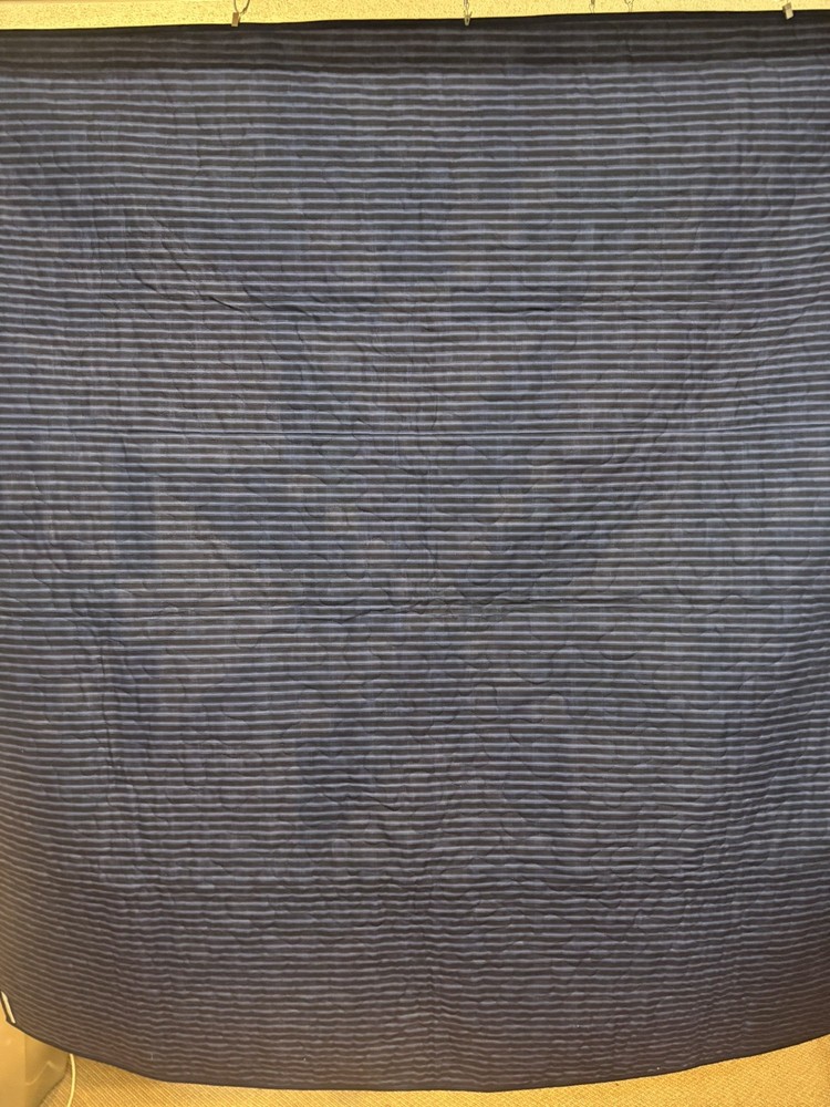 Handmade throw size binding tool star pattern quilt