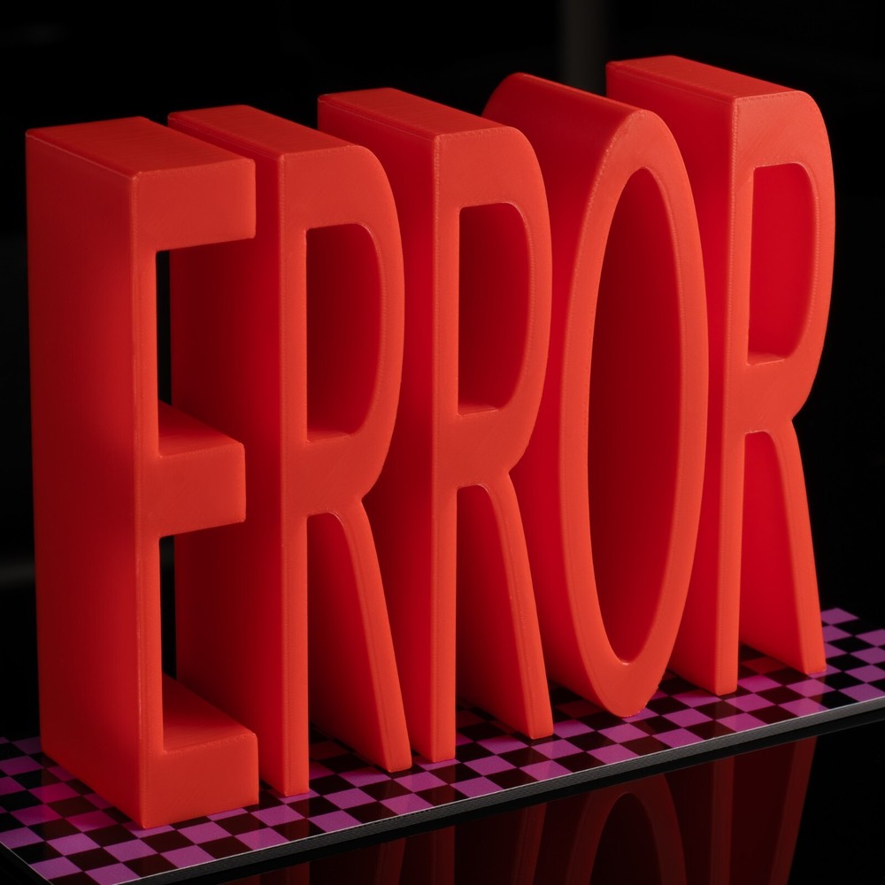 GMOD Source Error Prop | 3D Printed Garry's Mod Developer Error Replica