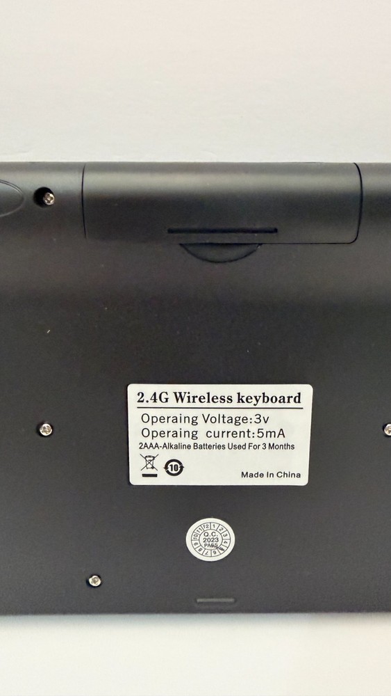 NEW Wireless Mini Ultra thin Keyboard & Mouse Black