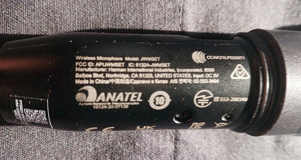 JBL Wireless Microphone (JWMSET) (UNTESTED)(FREE SHIPPING)