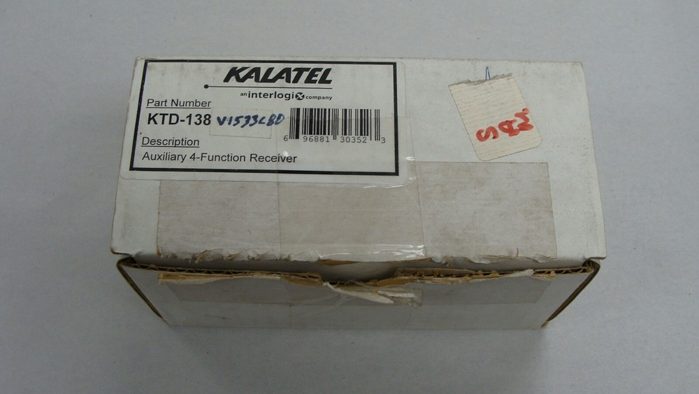 Kalatel GE Security KTD-138 Auxillary Function Receiver New NOS