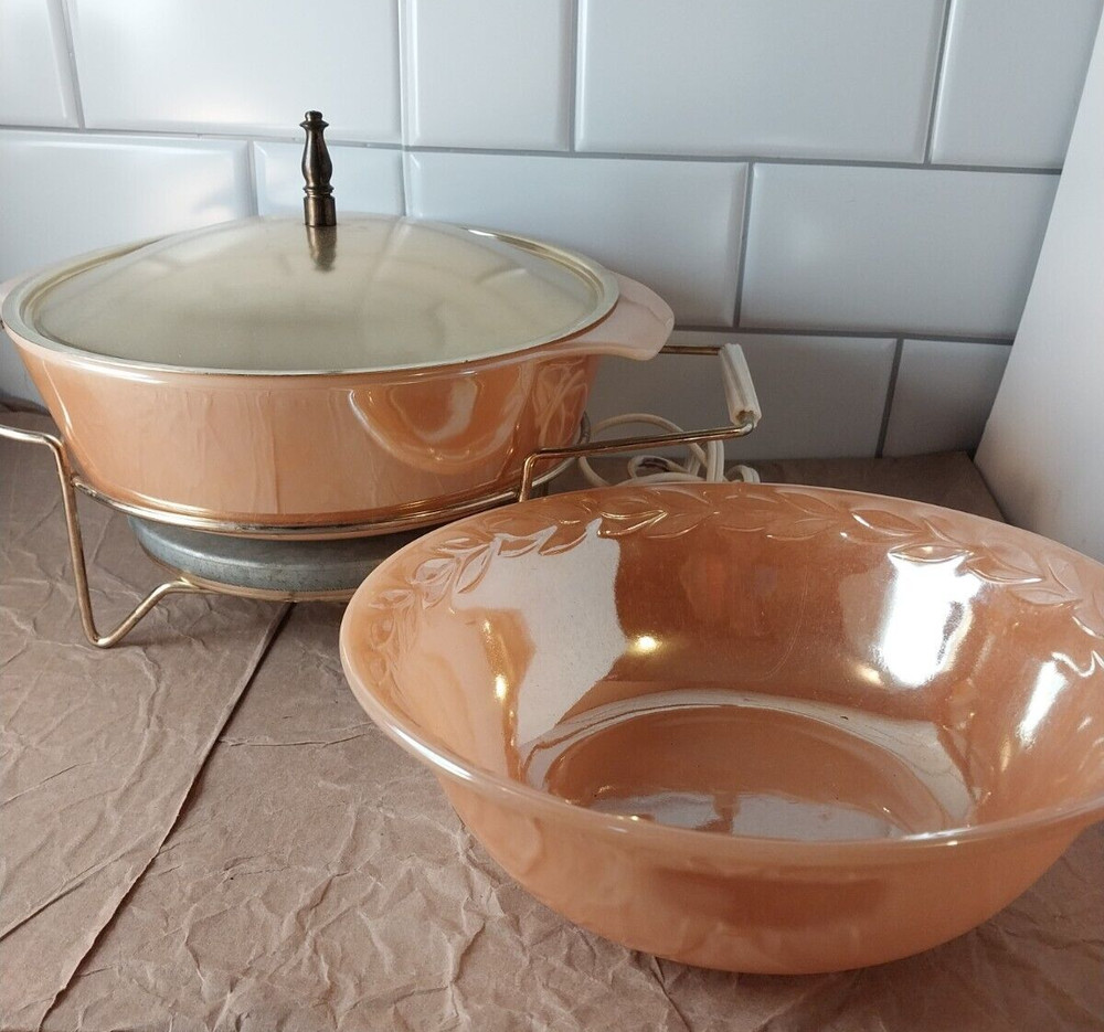 Vintage MCM Fire King Lusterware ~ Peach Luster ~ Assorted Pieces
