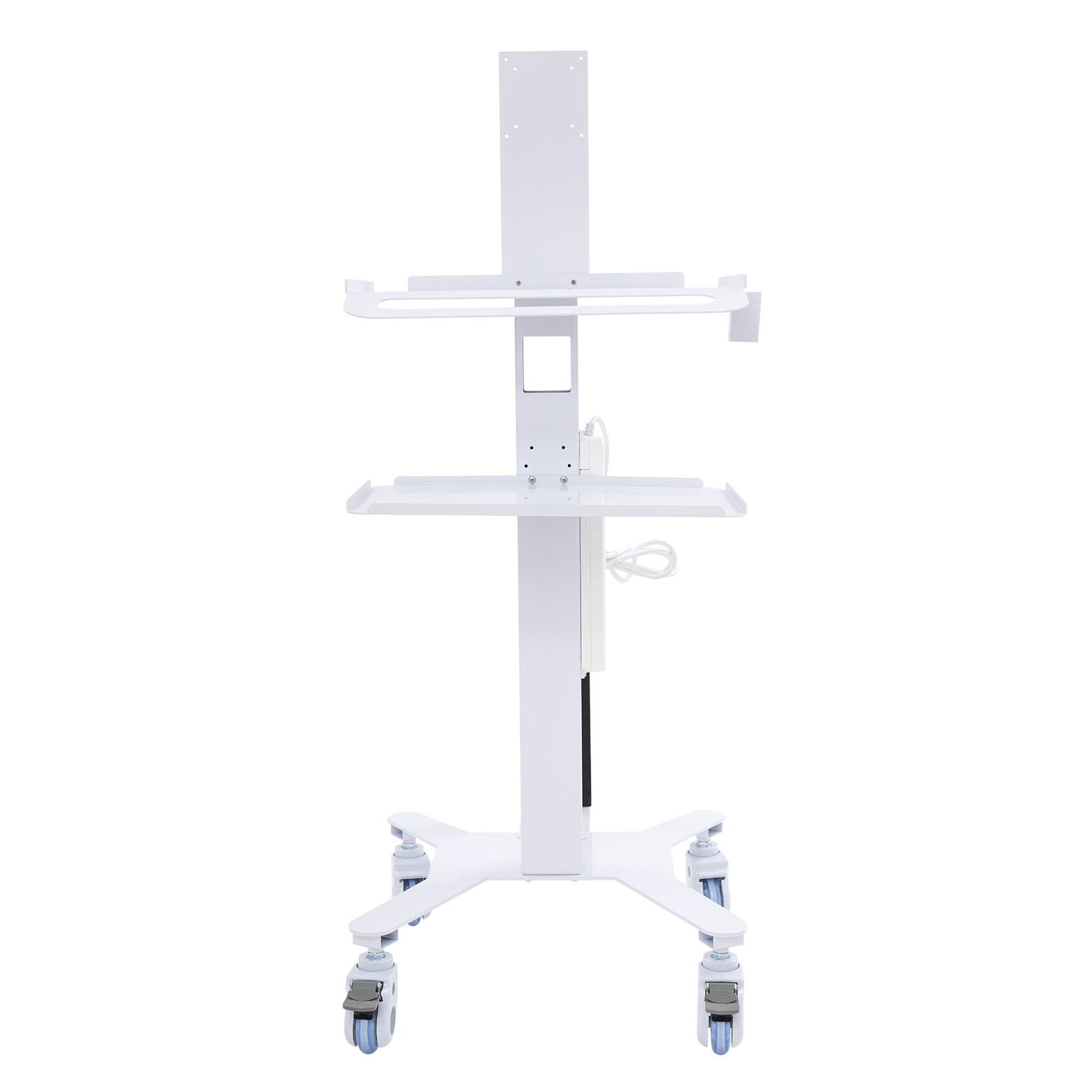 Adjustable Rolling Computer Cart for Home, Office & Medical Use