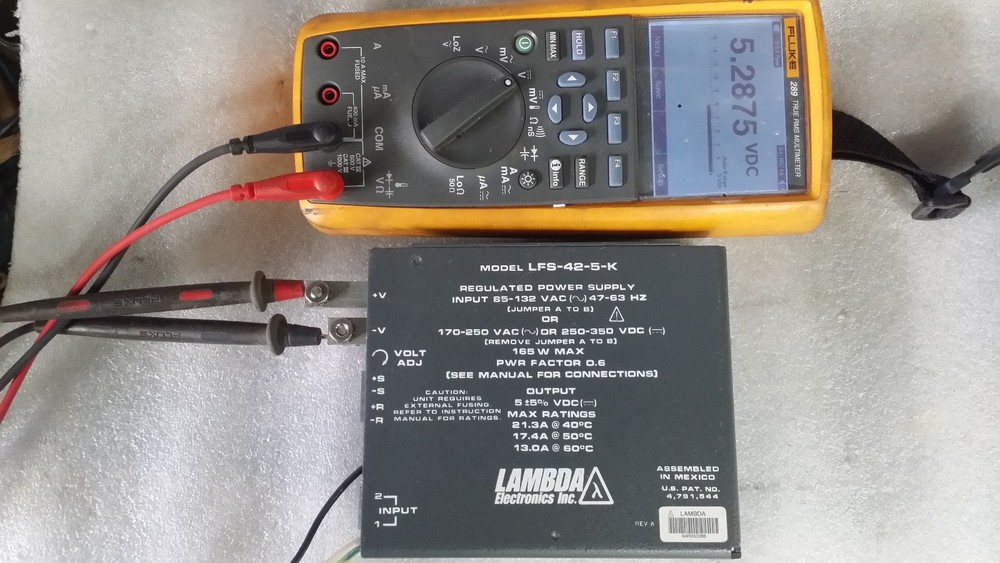 LAMBDA POWER SUPPLY LFS-42-5-K TESTED WORKING FREE SHIP