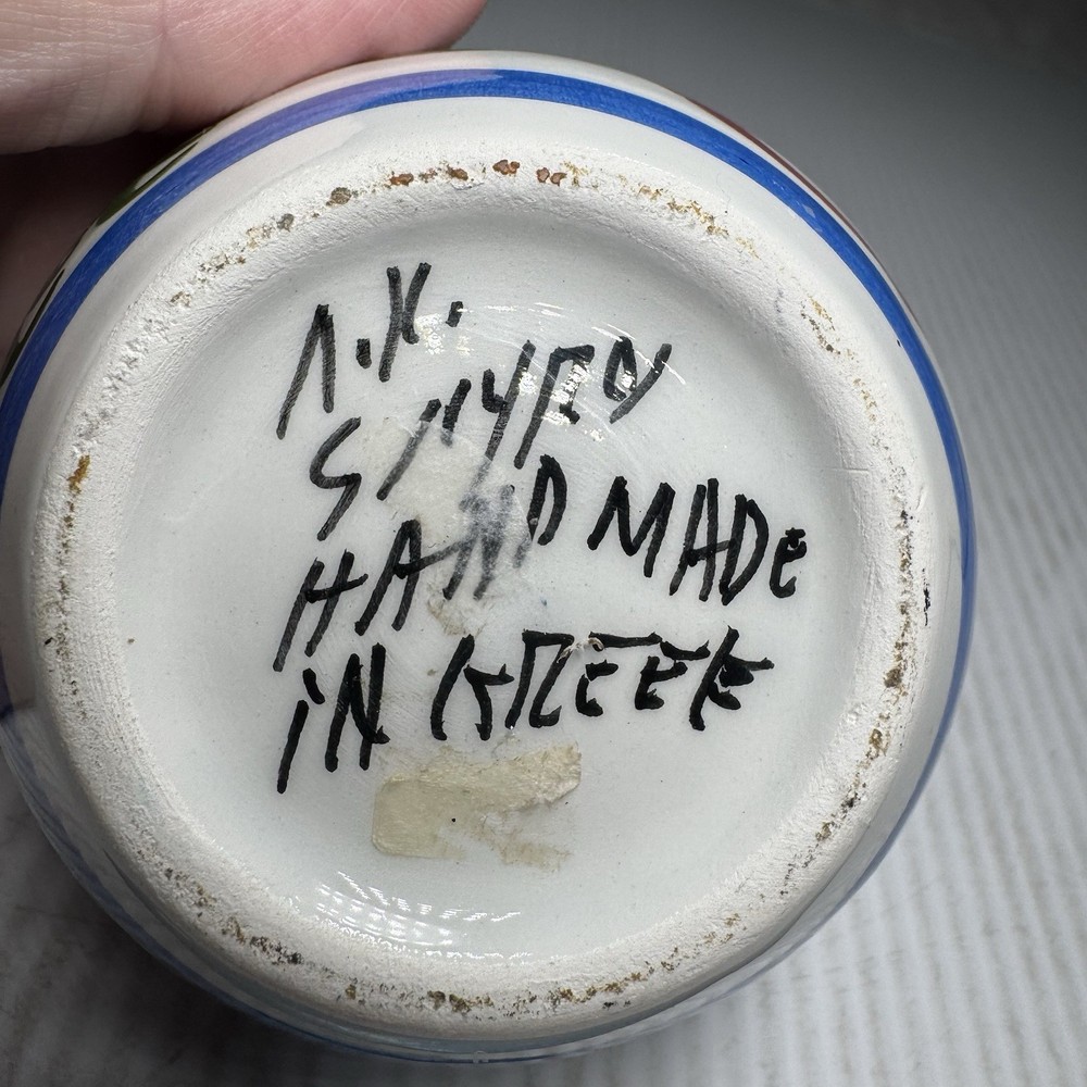 Smallmade I Greece Ceramic Pot Small Glaze Chip