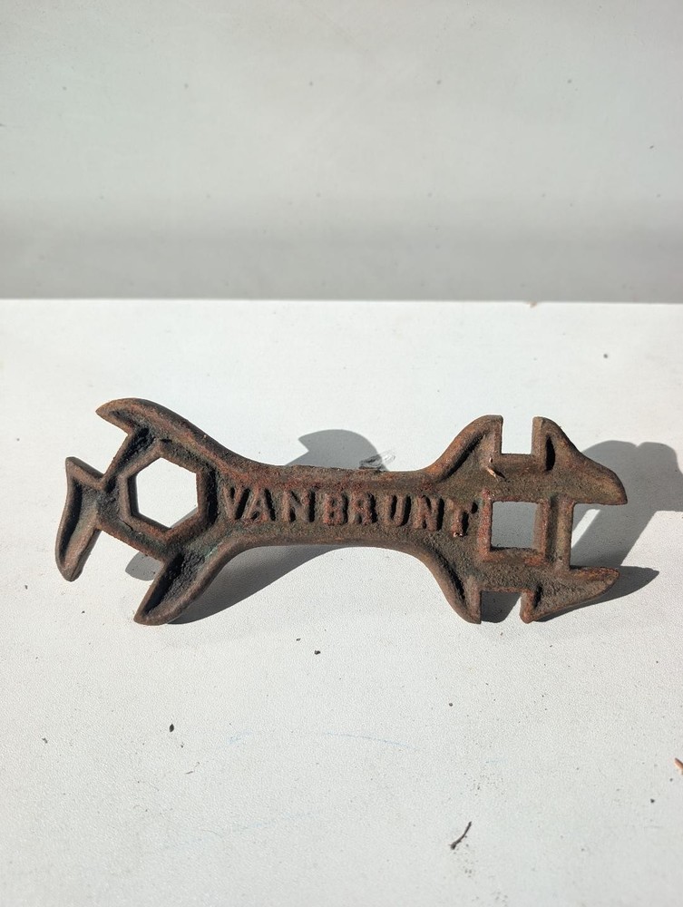 Antique Farm implement Wrench Tool VANBRUNT