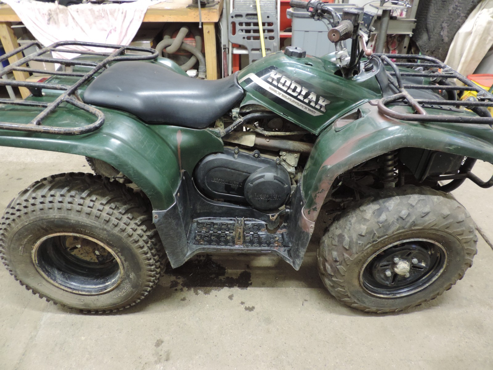 2000 Yamaha Kodiak 400 OEM Cylinder Head & Camshaft RUNNING ENGINE