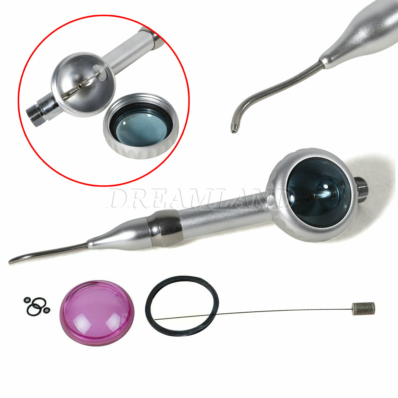 Dental Air Flow Teeth Polishing Polisher Hygiene Prophy Handpiece 2/4HOLE 1/5Set